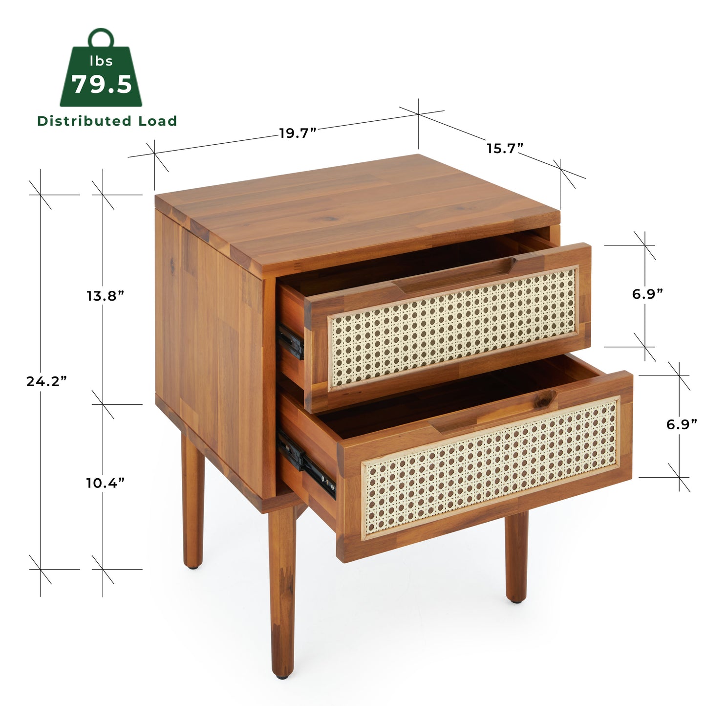 Alaya Bedside Table