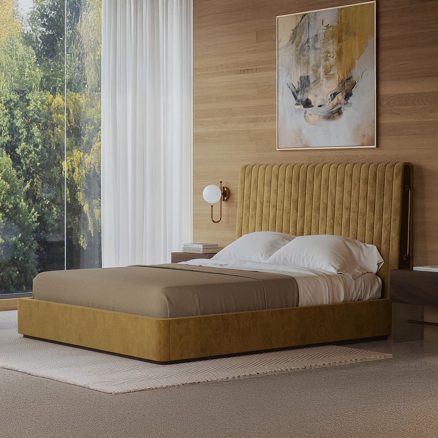 Ember Upholstered Bed